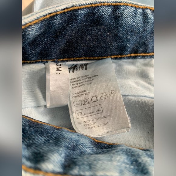 H&M Light Denim Blue Tapered Jeans for Boys - Picture 9 of 10